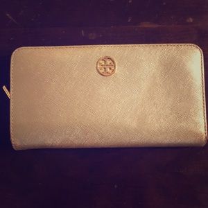 Tory Burch Gold Wallet
